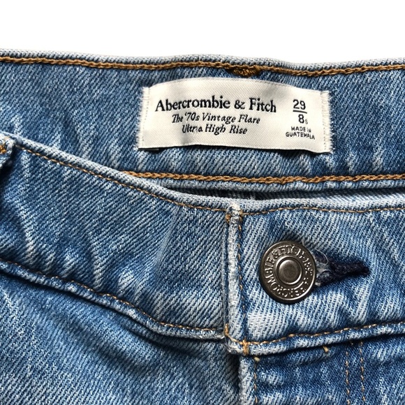 Abercrombie & Finch The 70s Vintage Flare Ultra High Flare (size 29 Short) - Picture 4 of 16